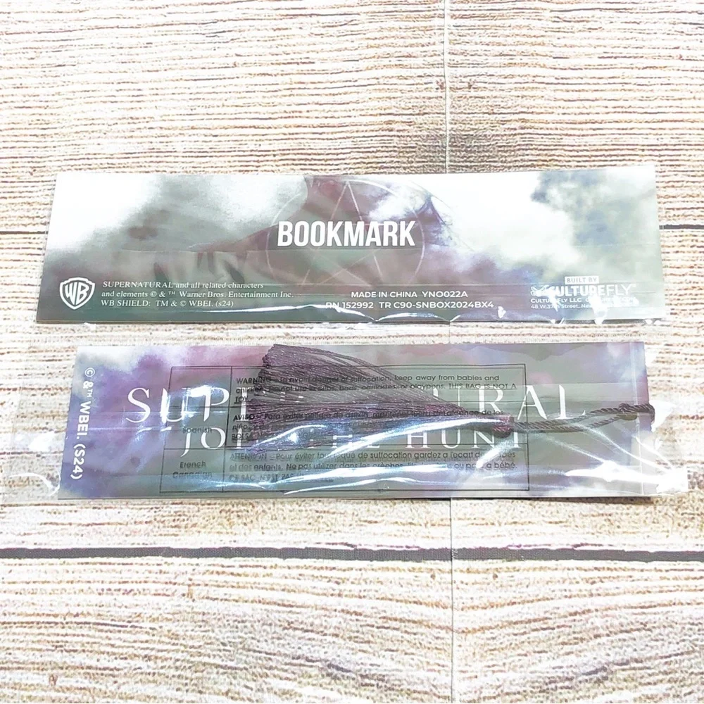 NWT Supernatural Culturefly Sam and Dean Bookmark